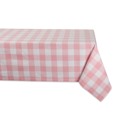Fastfood 60 x 84 in. Pink Buffalo Check Tablecloth FA2567518